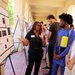 WAVE Scholar Christine Ohenzuwa, a senior at Princeton, shows how research she conducted may help spacecraft image and navigate their surroundings.