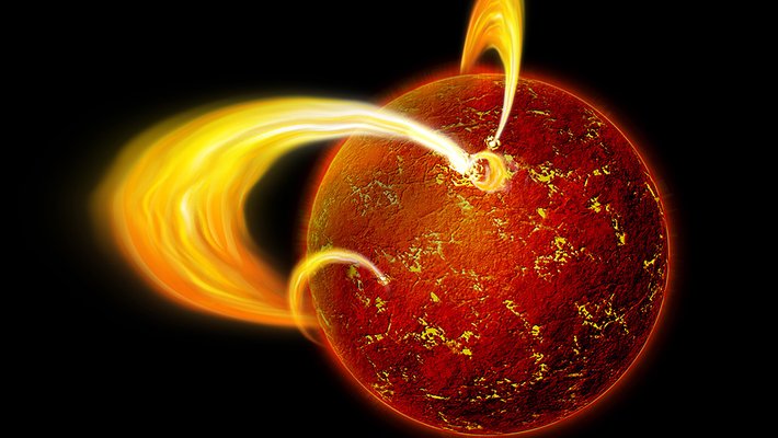 Illustration of a magnetar