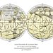 Schiaparelli's map of Mars with canals