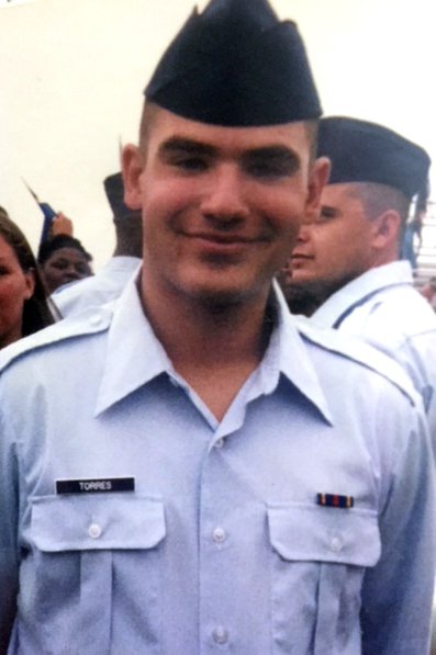 Michael Torres in military uniform