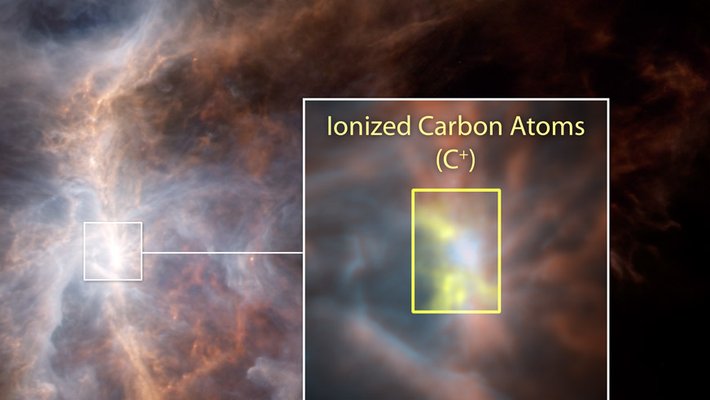 Orion Nebula as seen by Herschel
