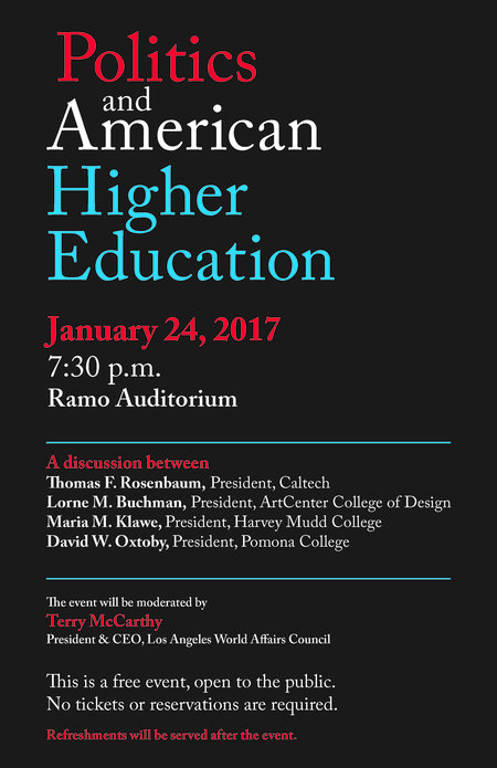 Poster: Politics and American Higher Education