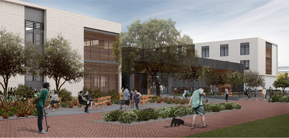 A concept rendering of the Bechtel Residence