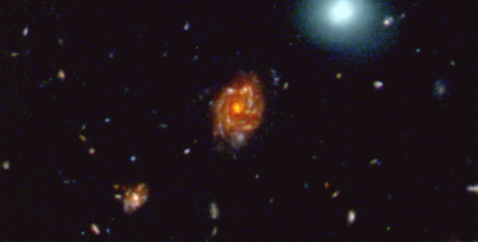 Picture of the Big Wheel spiral galaxy in space