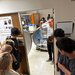 students visit a physics lab