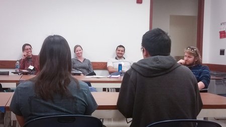 Undergraduate research mentors discuss mentoring experiences with Caltech students. 