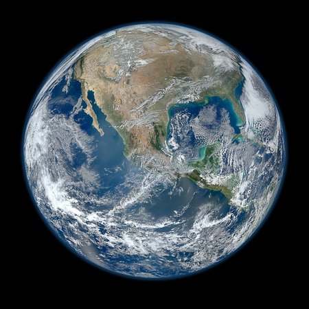 photo of Earth from space