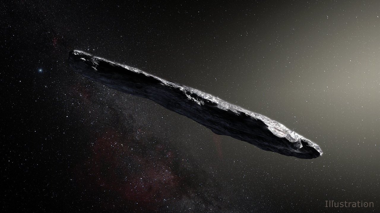 Artwork of asteroid