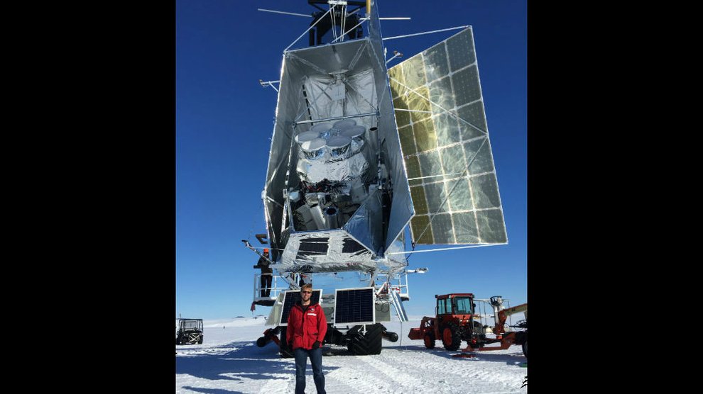 Jeff Filippini standing in front of SPIDER