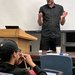 professor teaches class