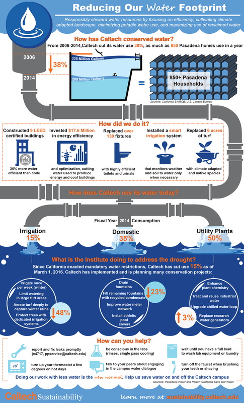 Water usage infographic